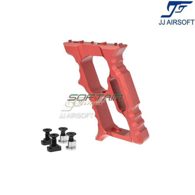 Td minivert grip red for keymod/LC jj airsoft (ja-1322-re)
