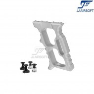 Td minivert grip silver for keymod/LC jj airsoft (ja-1322-sv)