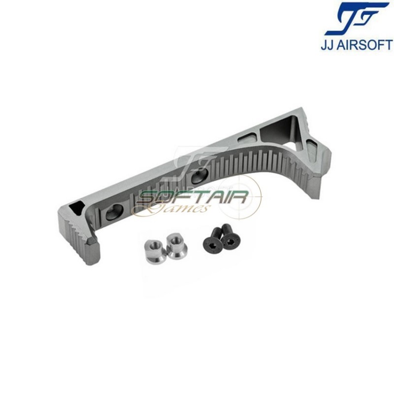Link curved foregrip grey for keymod jj airsoft (ja-1362-gr)