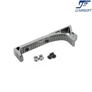 Link curved foregrip grey per keymod jj airsoft (ja-1362-gr)