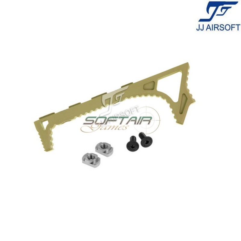 Link curved foregrip tan per LC jj airsoft (ja-1369-tan)