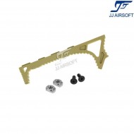 Link curved foregrip tan for LC jj airsoft (ja-1369-tan)