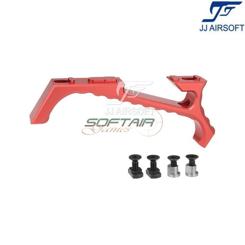 Vp23 tactical angled grip red per keymod/LC jj airsoft (ja-1389-re)