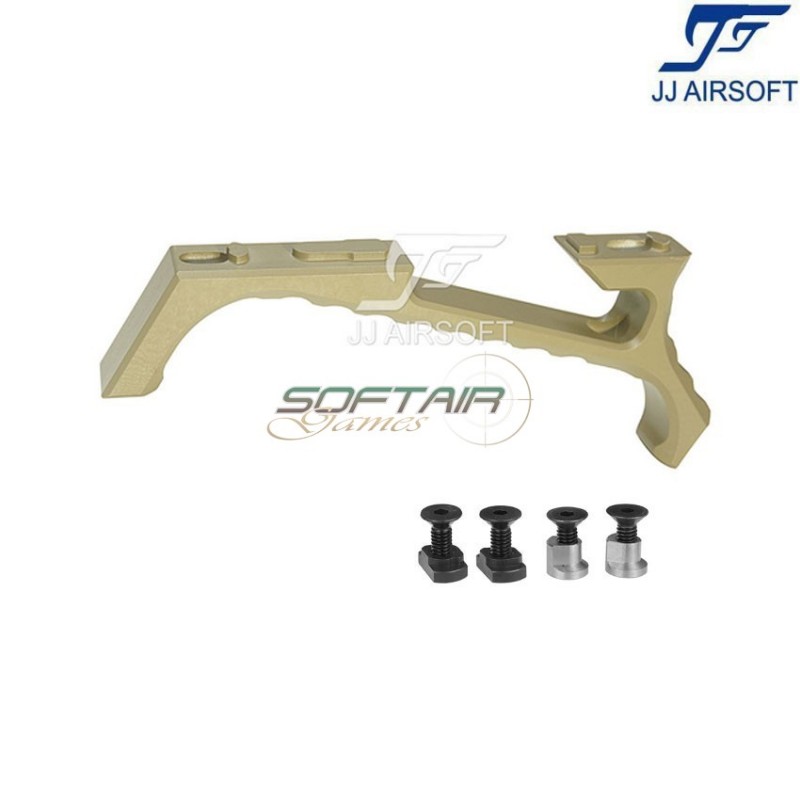 Vp23 tactical angled grip tan for keymod/LC jj airsoft (ja-1389-tan)