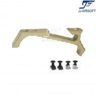 Vp23 tactical angled grip tan per keymod/LC jj airsoft (ja-1389-tan)