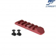 Slitta 5-slot LC red jj airsoft (ja-2057-re)