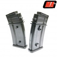 Set 2 caricatori monofilari black 100bb polimero per g36 aeg mag (mag-004)