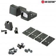 Pistola a gas gbb vx7 MOS mod.1 precut black armorer works (aw-vx7110)