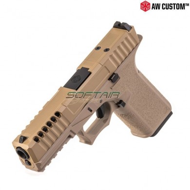 Pistola a gas gbb vx7 MOS mod.1 precut tan armorer works (aw-vx7111)