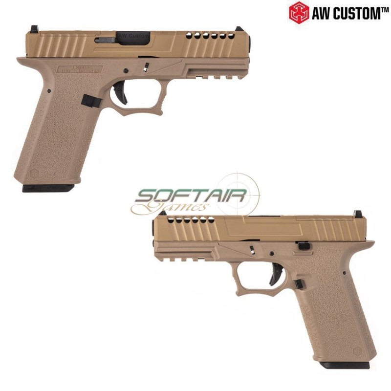 Pistola a gas gbb vx7 MOS mod.1 precut tan armorer works (aw-vx7111)