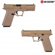 Pistola a gas gbb vx7 MOS mod.1 precut tan armorer works (aw-vx7111)