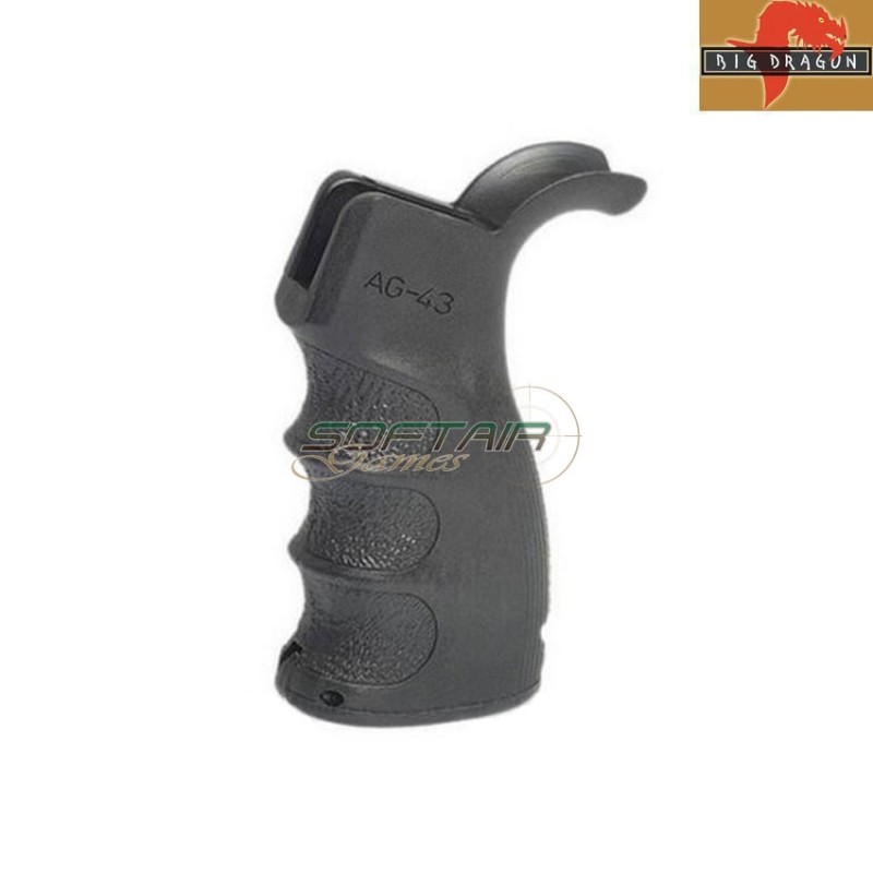 Impugnatura grip black fab ag-43 style per gbb big dragon (bd-0111)