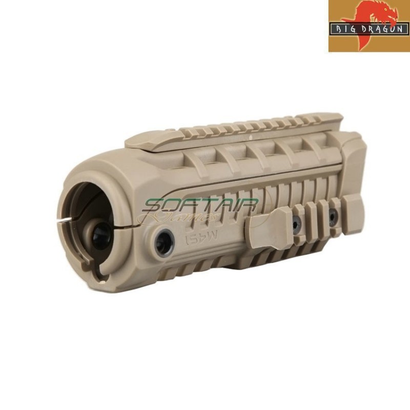 Handguard 7" m4si style dark earth for m4 big dragon (bd-3761t)