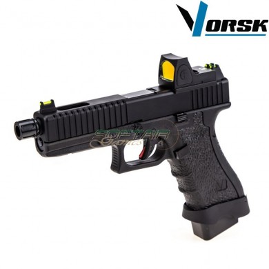 Gas gbb pistol eu17 black + BDS vorsk (vk-vgp-01-01-bds)