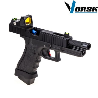 Pistola a gas gbb eu17 black + BDS vorsk (vk-vgp-01-01-bds)