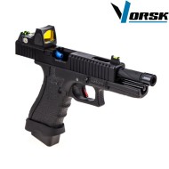 Gas gbb pistol eu17 black + BDS vorsk (vk-vgp-01-01-bds)