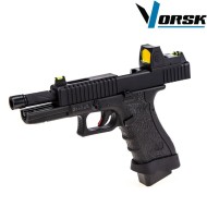 Gas gbb pistol eu17 black + BDS vorsk (vk-vgp-01-01-bds)