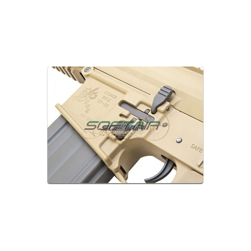 Sr 25 Cqb Ris Tan Full Metal Ares