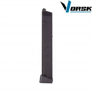 Gas magazine extended black 48bb for eu17/18 vorsk (vk-vgm-01-02)