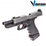 Pistola a gas gbb eu17 black/grey vorsk (vk-vgp-01-13)
