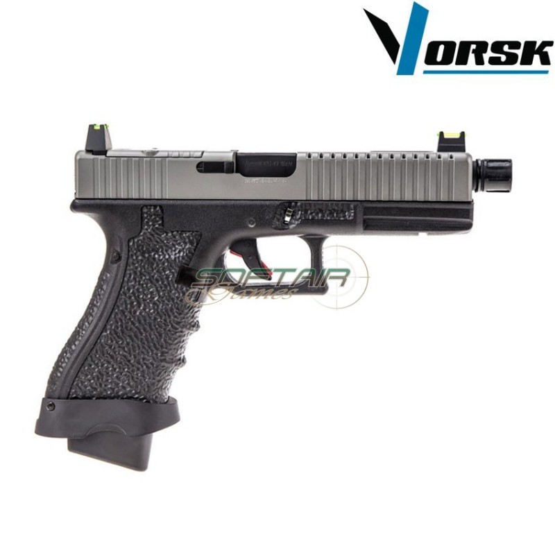 Gas gbb pistol eu17 black/grey vorsk (vk-vgp-01-13)