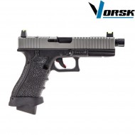 Pistola a gas gbb eu17 black/grey vorsk (vk-vgp-01-13)