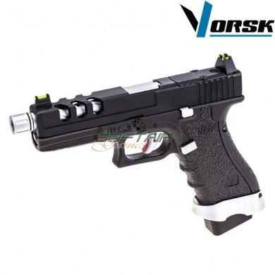 Gas gbb pistol eu17 vented black vorsk (vk-vgp-01-02)