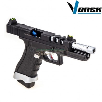 Gas gbb pistol eu17 vented black vorsk (vk-vgp-01-02)