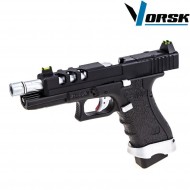 Gas gbb pistol eu17 vented black vorsk (vk-vgp-01-02)