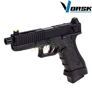 Gas gbb pistol eu18 black vorsk (vk-vgp-01-03)