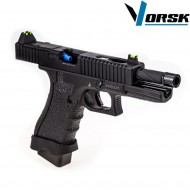 Pistola a gas gbb eu18 black vorsk (vk-vgp-01-03) Pistola a gas gbb eu18 black vorsk (vk-vgp-01-03)
