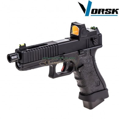 Gas gbb pistol eu18 black + BDS vorsk (vk-vgp-01-03-bds)