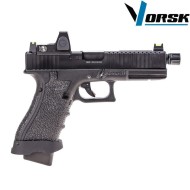 Gas gbb pistol eu18 black + BDS vorsk (vk-vgp-01-03-bds)