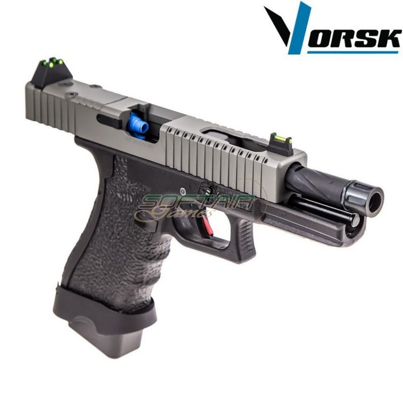 Gas gbb pistol eu18 black/grey vorsk (vk-vgp-01-15)