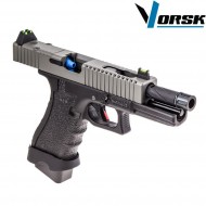 Pistola a gas gbb eu18 black/grey vorsk (vk-vgp-01-15)