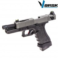 Pistola a gas gbb eu18 black/grey vorsk (vk-vgp-01-15)