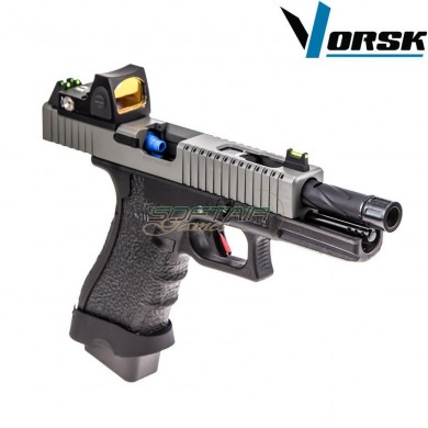 Gas gbb pistol eu18 black/grey + BDS vorsk (vk-vgp-01-15-bds)