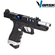 Pistola a gas gbb eu18 vented black vorsk (vk-vgp-01-04)