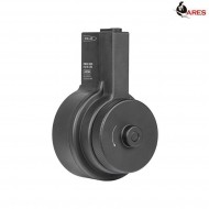 Manual drum magazine 2150 rounds for m4 black ares (ar-mag043)