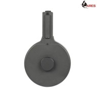 Manual drum magazine 2150 rounds for m4 black ares (ar-mag043)