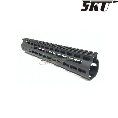 Aluminum nsr 11" keymod rail black 5ku (5ku-180-11)