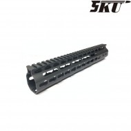 Alluminio nsr 11" keymod rail black 5ku (5ku-180-11)