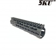 Aluminum nsr 9" keymod rail black 5ku (5ku-180-9)