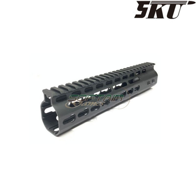 Alluminio nsr 9" keymod rail black 5ku (5ku-180-9)