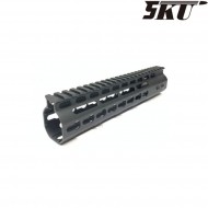 Aluminum nsr 9" keymod rail black 5ku (5ku-180-9)