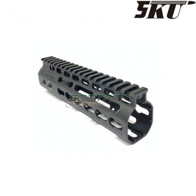 Aluminum nsr 7" keymod rail black 5ku (5ku-180-7)