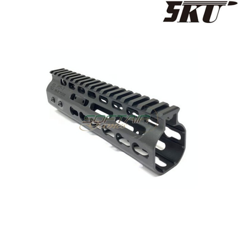 Alluminio nsr 7" keymod rail black 5ku (5ku-180-7)