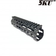 Alluminio nsr 7" keymod rail black 5ku (5ku-180-7)