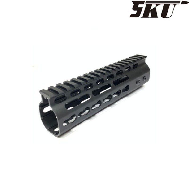 Aluminum nsr 7" keymod rail black 5ku (5ku-180-7)