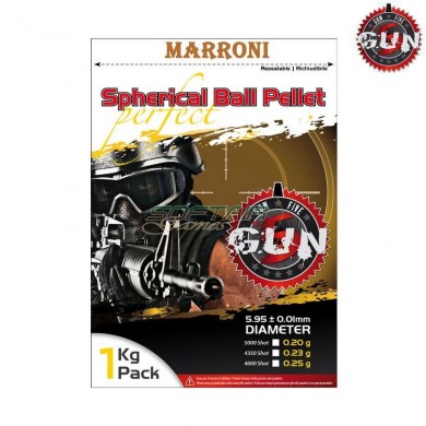 Pallini Marroni Perfect Spherical 0.28gr 3570bb Gun Five (gf028m)